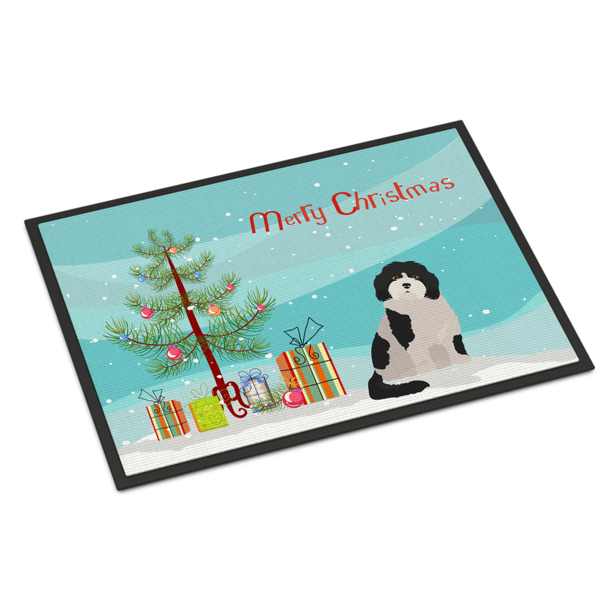 CK3888JMAT 24 x 36 in. Cavachon No.3 Christmas Tree Indoor or Outdoor Mat
