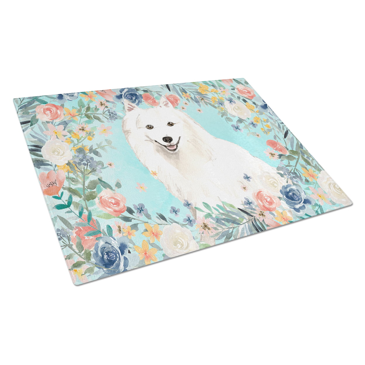 Japanese Spitz Glass Cutting Board - Large