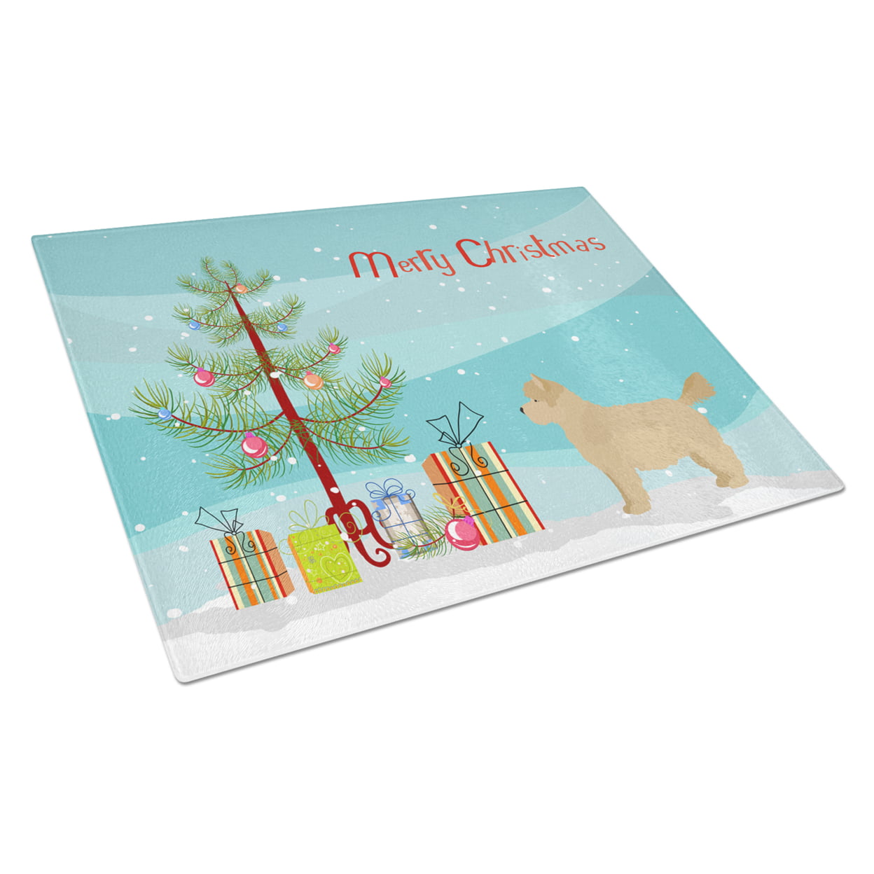 Westiepoo No.1 Christmas Tree Glass Cutting Board - Large