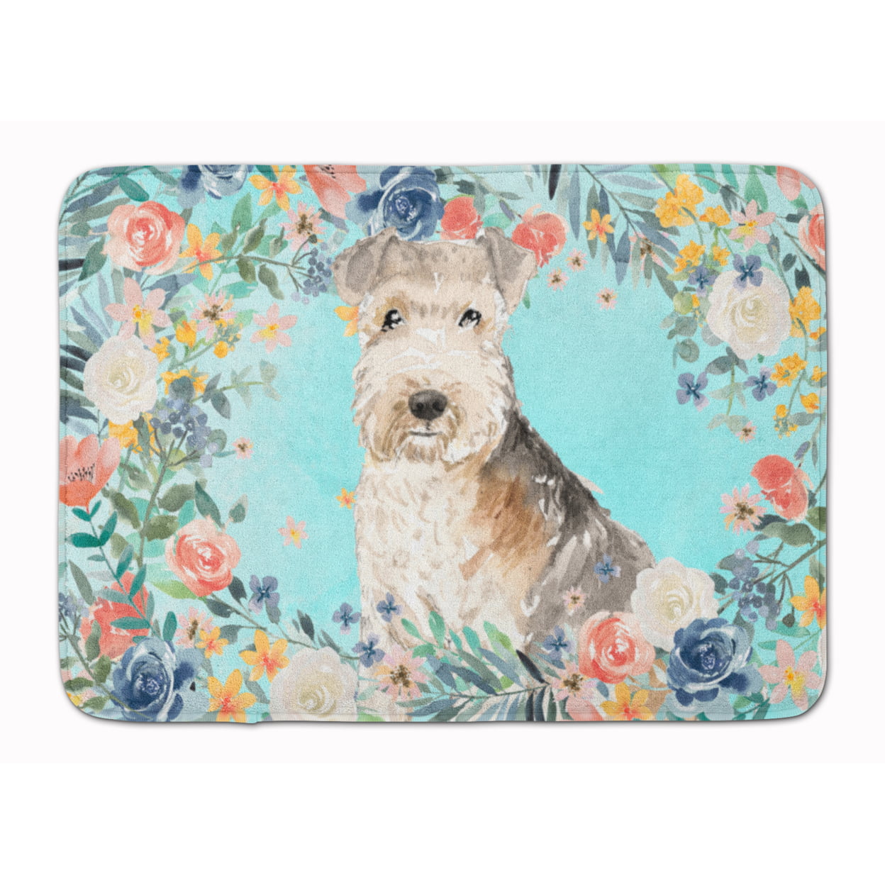 CK3420RUG Lakeland Terrier Machine Washable Memory Foam Mat