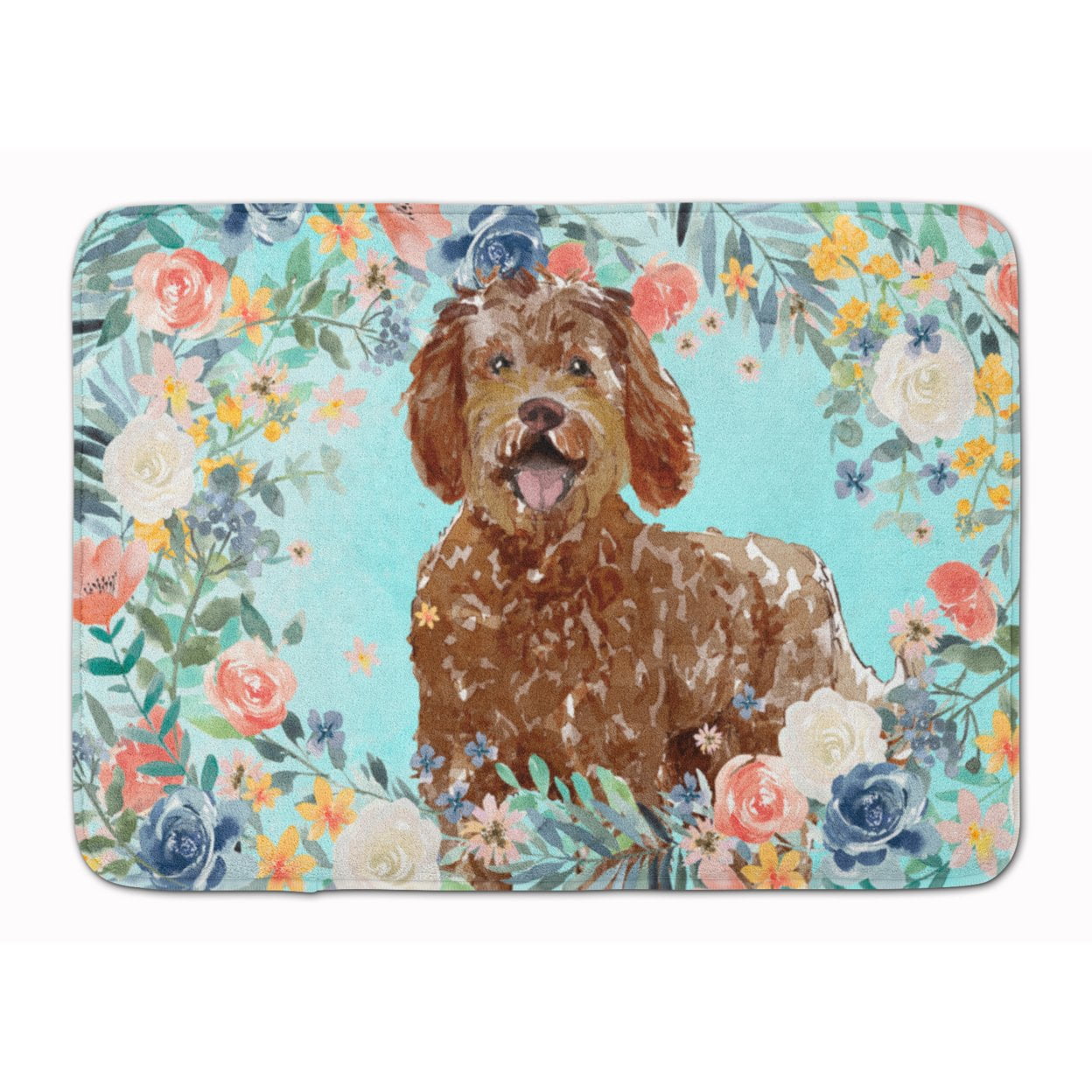 CK3421RUG Labradoodle Machine Washable Memory Foam Mat