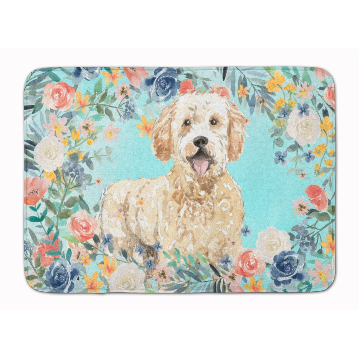 CK3426RUG Goldendoodle Machine Washable Memory Foam Mat