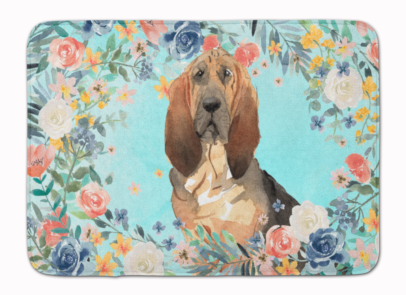 CK3434RUG Bloodhound Machine Washable Memory Foam Mat
