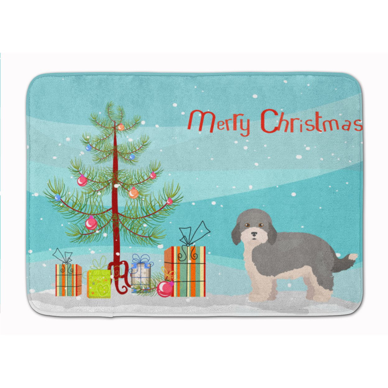 CK3841RUG Havapoo No.2 Christmas Tree Machine Washable Memory Foam Mat