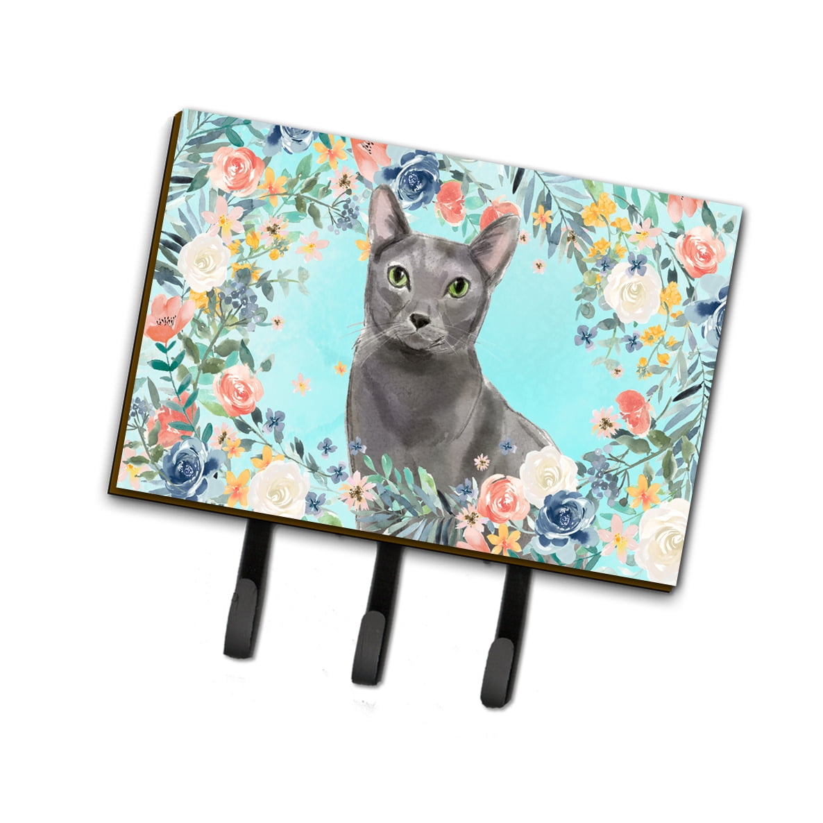CK3390TH68 Blue Russian Spring Flowers Leash or Key Holder