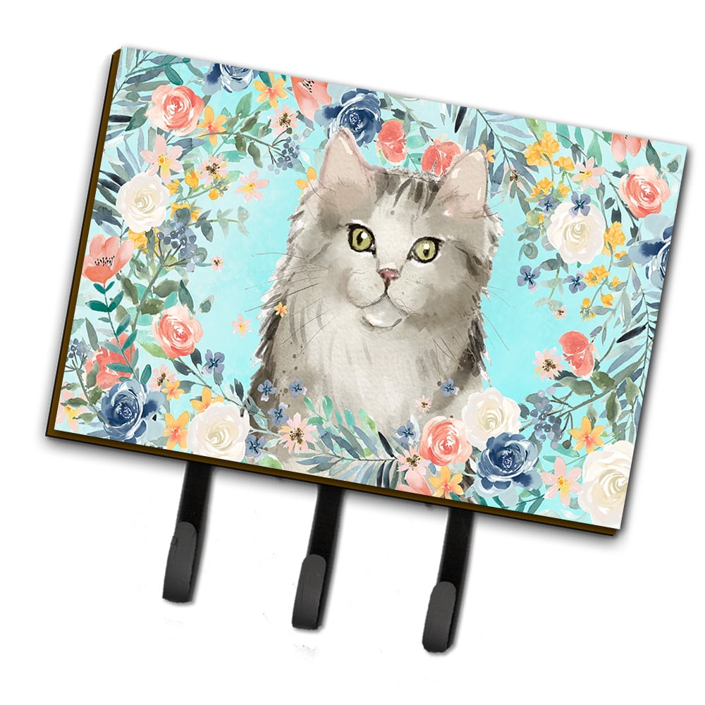 CK3395TH68 Ragamuffin Spring Flowers Leash or Key Holder