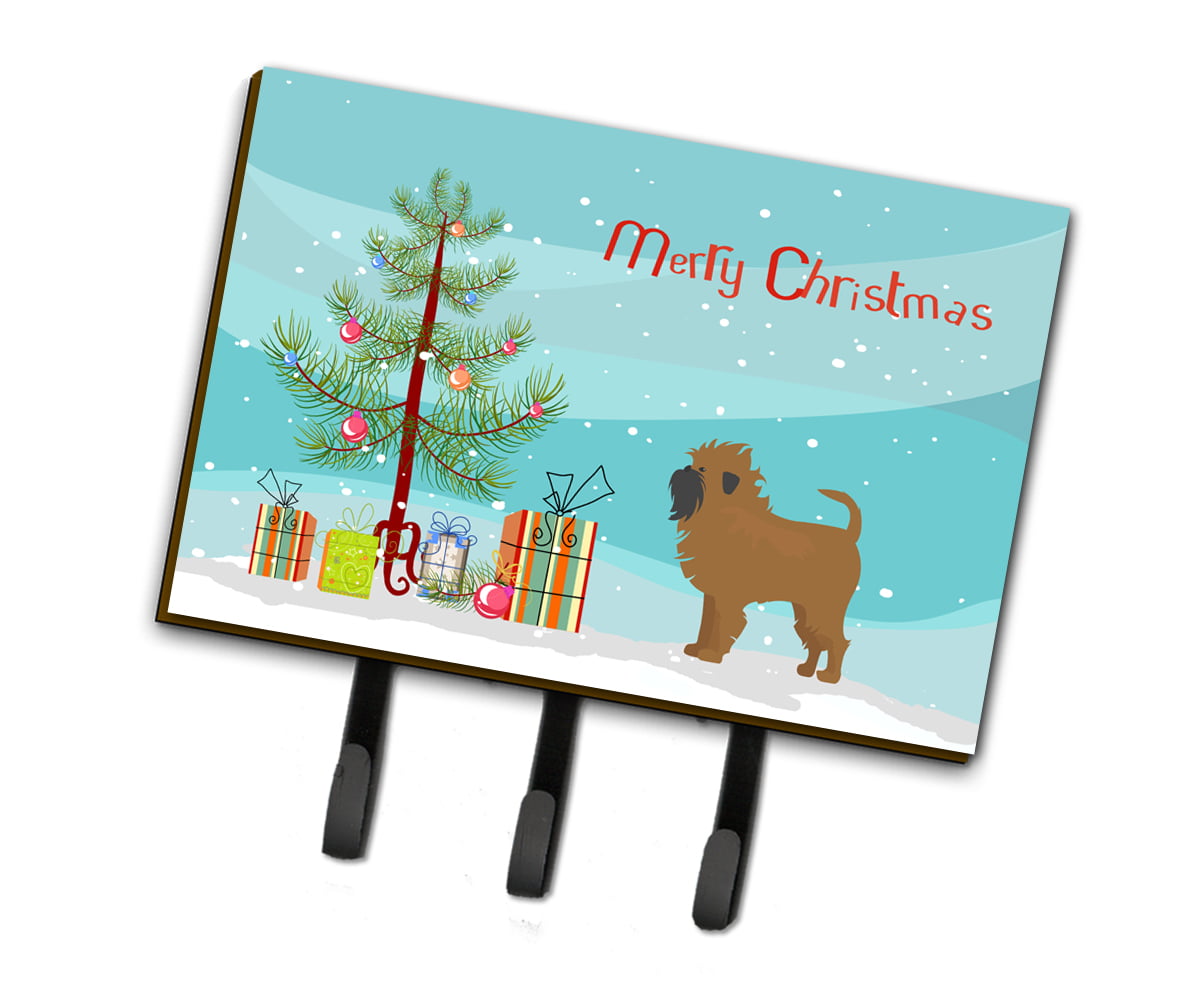 CK3439TH68 Tan Affenpinscher Christmas Tree Leash or Key Holder