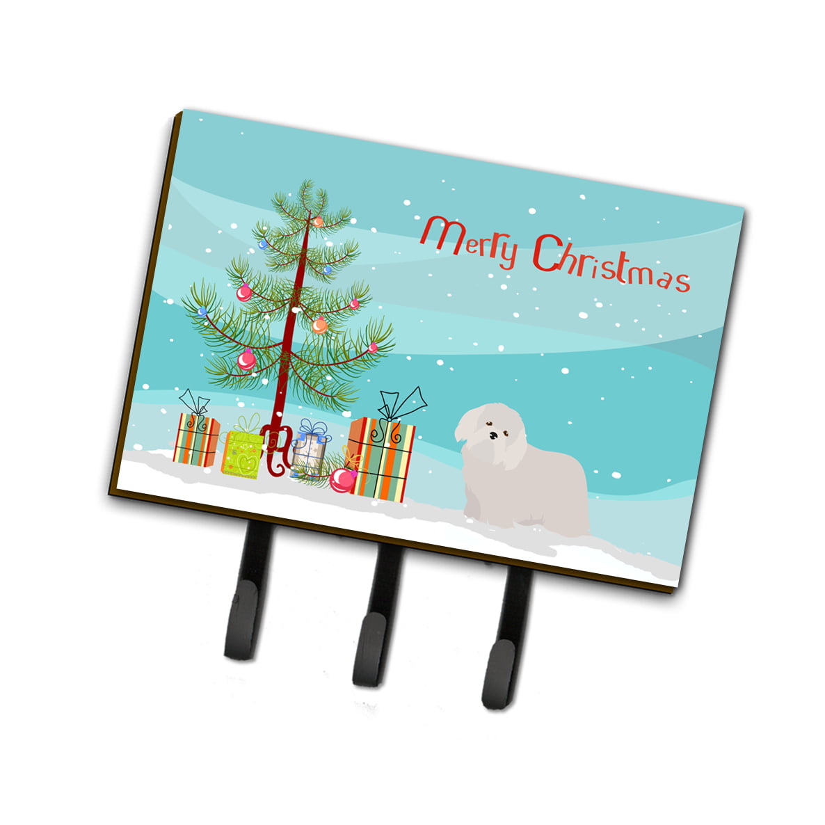 CK3448TH68 Coton De Tulear Christmas Tree Leash or Key Holder