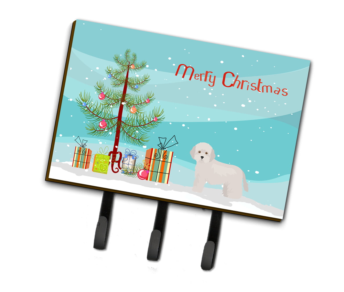CK3449TH68 Cyprus Poodle Christmas Tree Leash or Key Holder