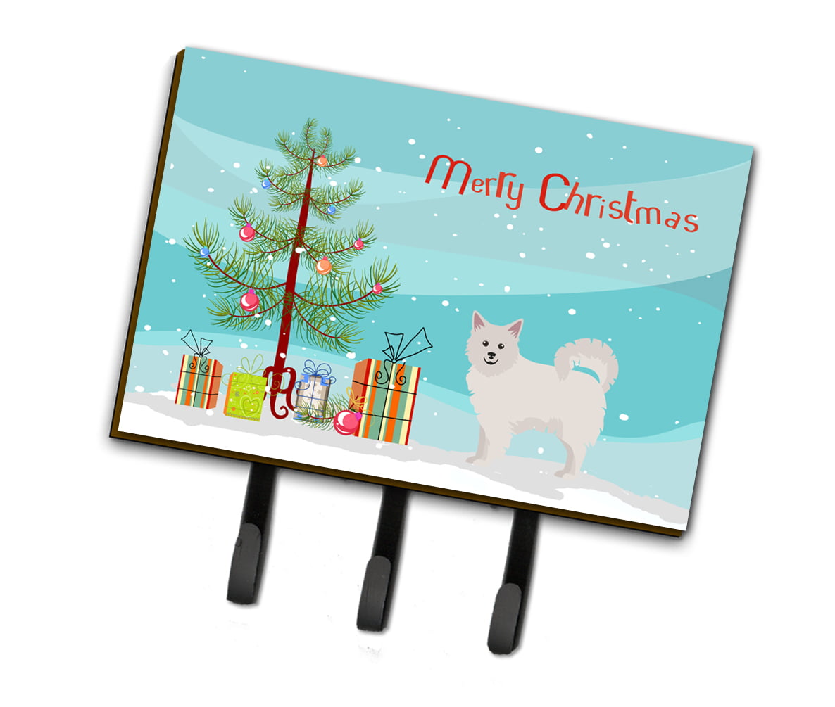 CK3461TH68 Italian Spitz Christmas Tree Leash or Key Holder