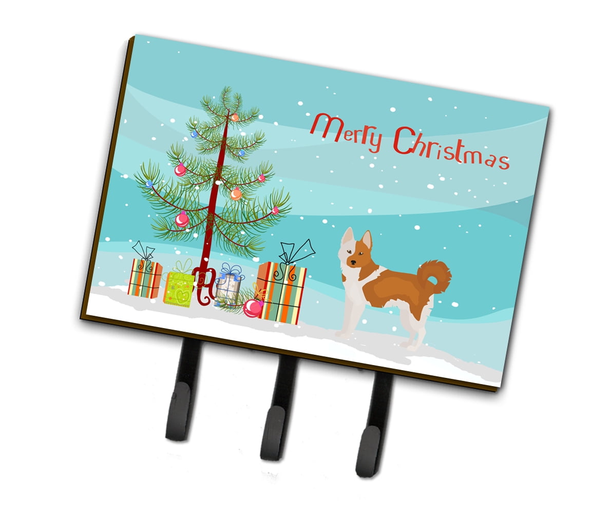 CK3475TH68 Nordic Spitz Christmas Tree Leash or Key Holder