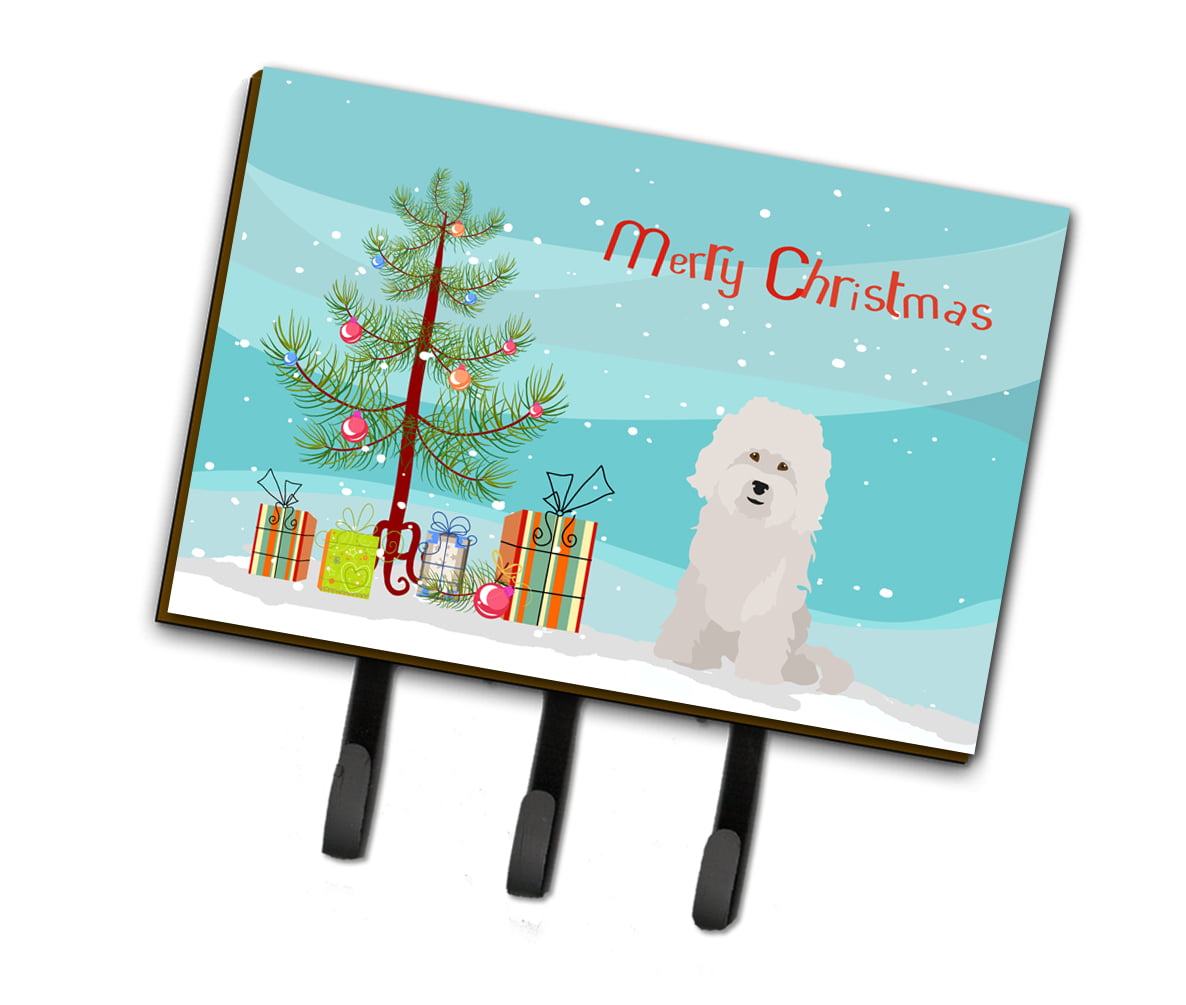 CK3492TH68 Bolognese Christmas Tree Leash or Key Holder