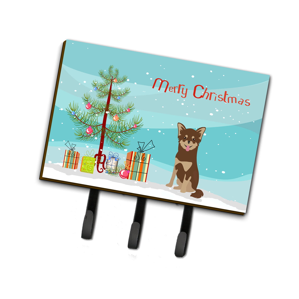 CK3496TH68 Chihuahua Christmas Tree Leash or Key Holder