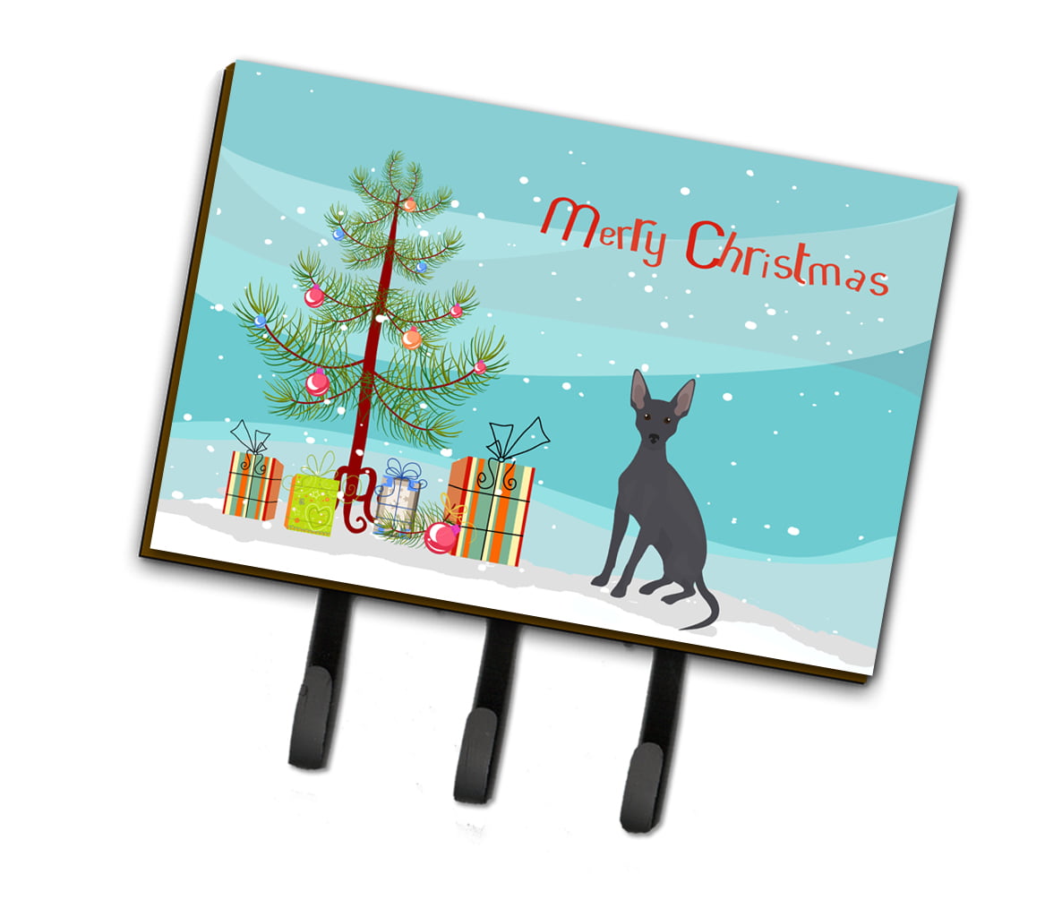 Peruvian Hairless Dog Christmas Tree Leash or Key Holder