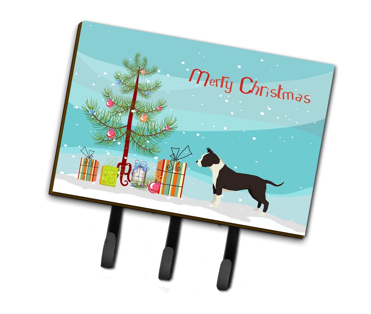 American Staffordshire Terrier Christmas Tree Leash or Key Holder