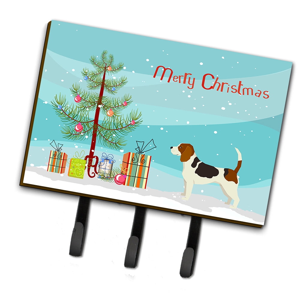 CK3519TH68 Beagle Christmas Tree Leash or Key Holder
