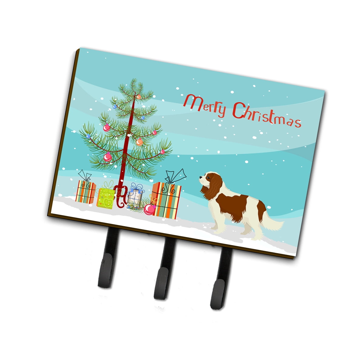 CK3529TH68 Cavalier Spaniel Christmas Tree Leash or Key Holder
