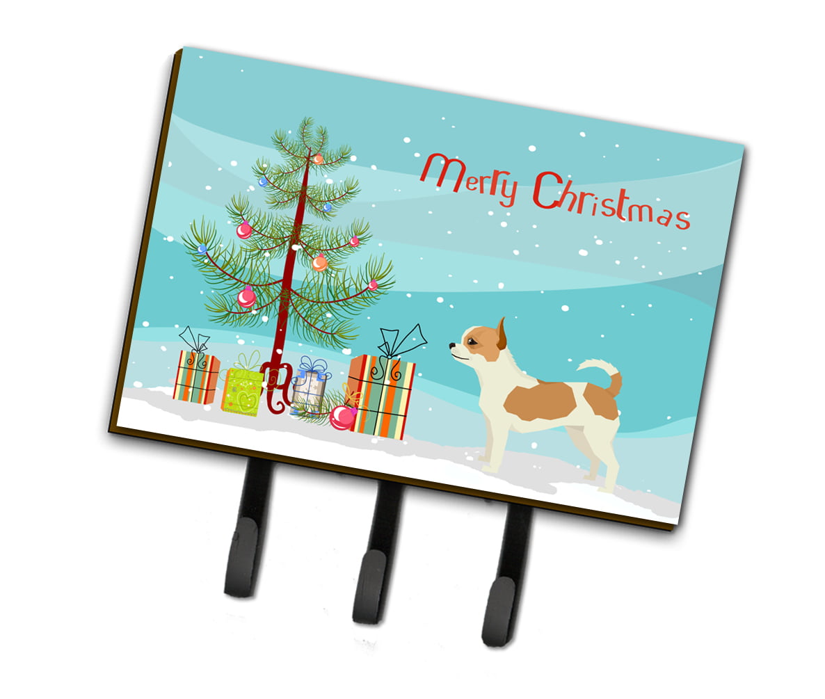 CK3530TH68 Chihuahua Christmas Tree Leash or Key Holder