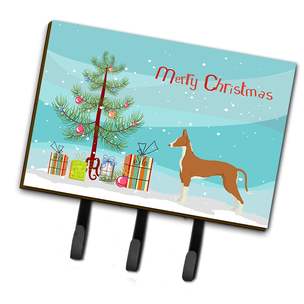 CK3545TH68 Ibizan Hound Christmas Tree Leash or Key Holder
