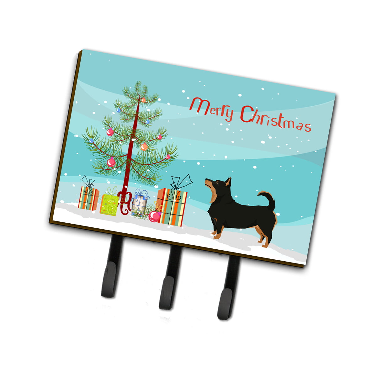 CK3550TH68 Lancashire Terrier Christmas Tree Leash or Key Holder