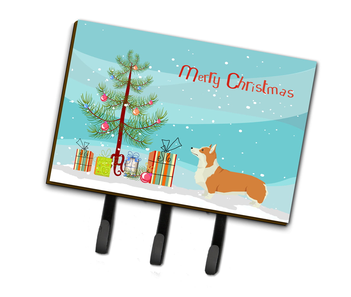 CK3554TH68 Pembroke Corgi Christmas Tree Leash or Key Holder