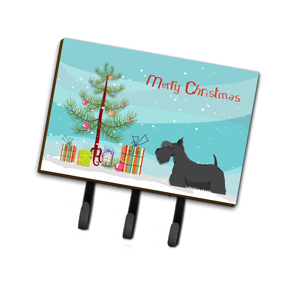 CK3560TH68 Scottish Terrier Christmas Tree Leash or Key Holder