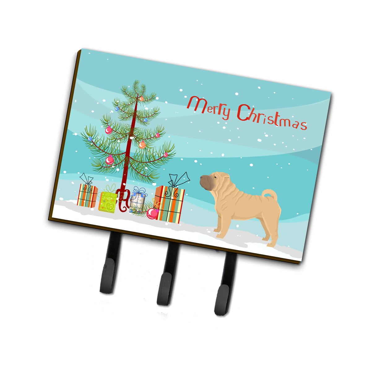 CK3562TH68 Shar Pei Christmas Tree Leash or Key Holder