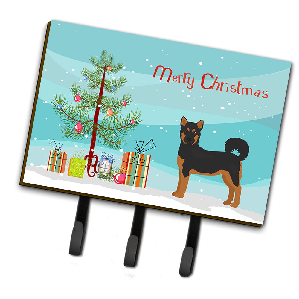 CK3798TH68 Akita Shepherd Black & Tan Christmas Tree Leash or Key Holder