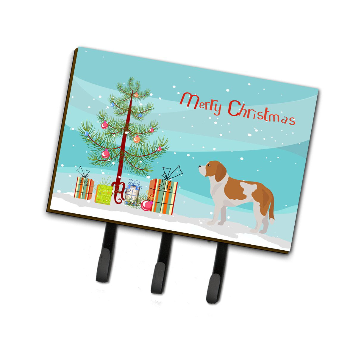 CK3802TH68 Beaglier No.1 Christmas Tree Leash or Key Holder