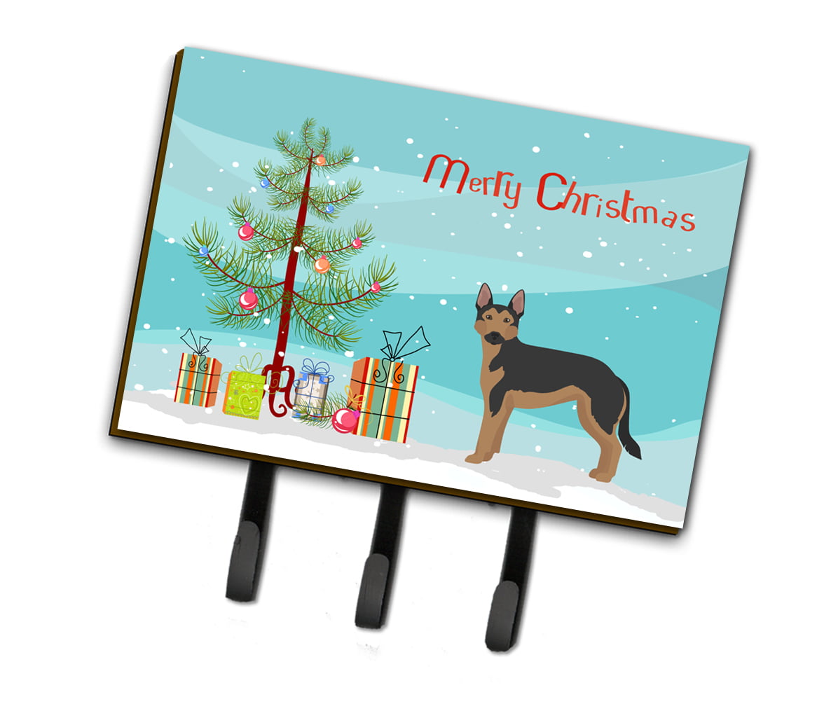 CK3835TH68 German Sheprador No.2 Christmas Tree Leash or Key Holder