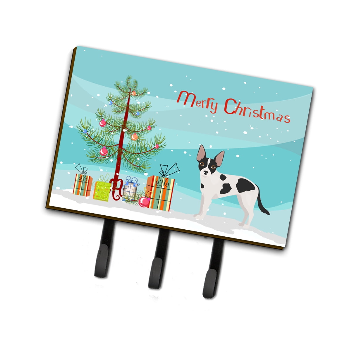 CK3843TH68 Jackhuahua Christmas Tree Leash or Key Holder