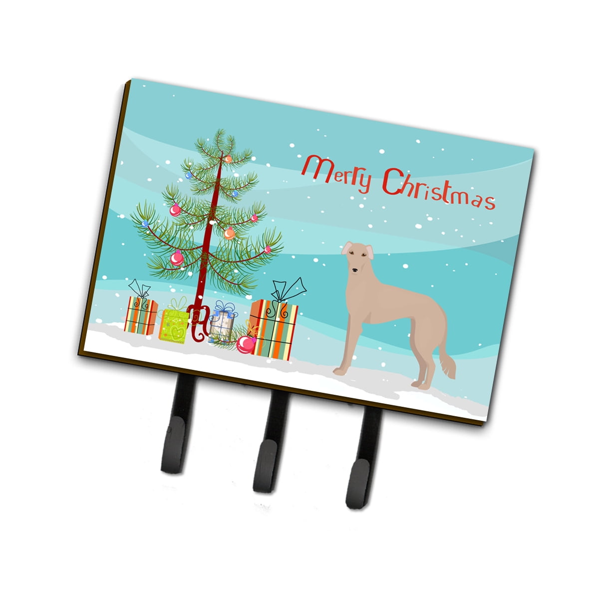 CK3848TH68 Tan Longdog Christmas Tree Leash or Key Holder