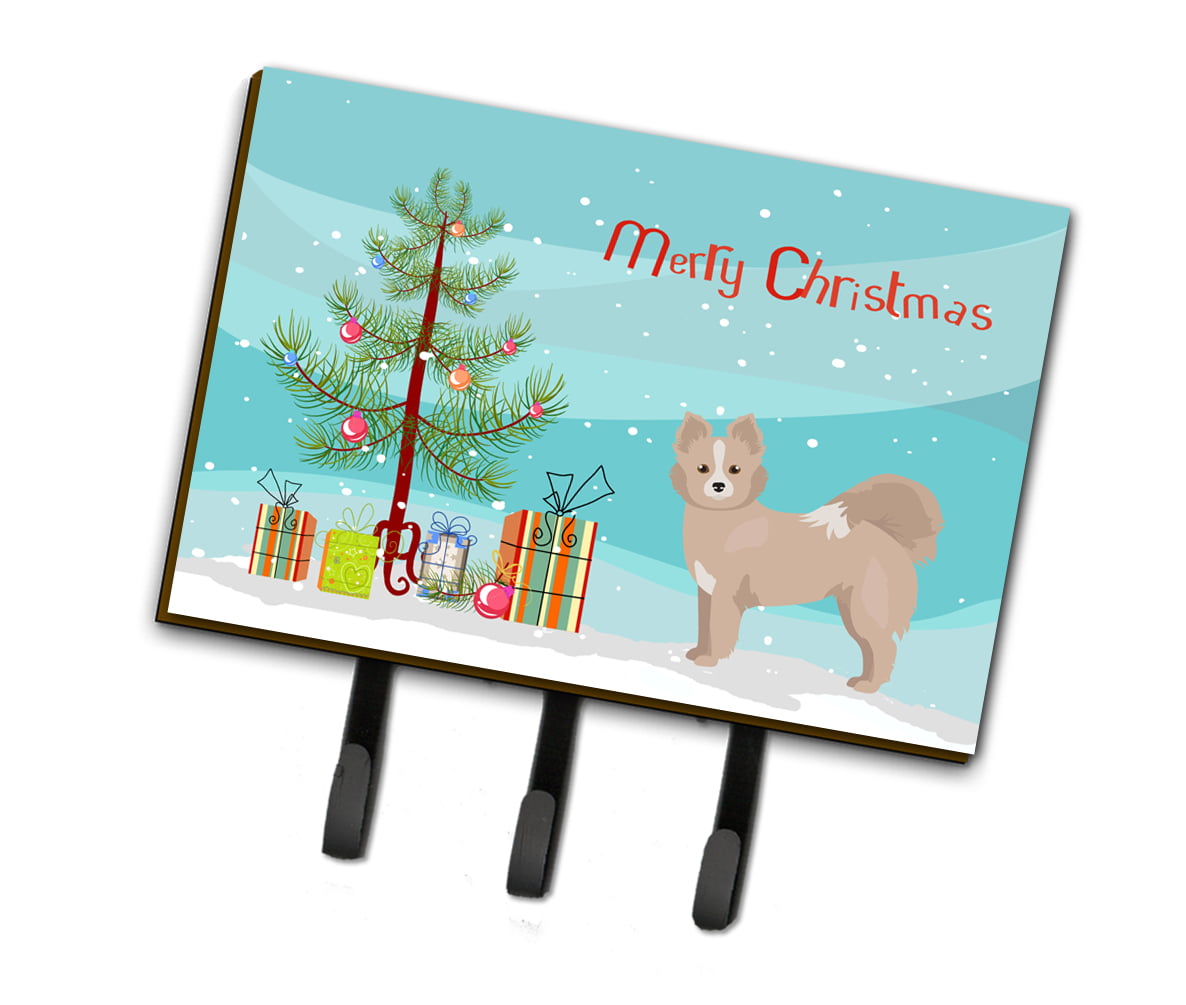 CK3860TH68 Tan Pomchi Christmas Tree Leash or Key Holder