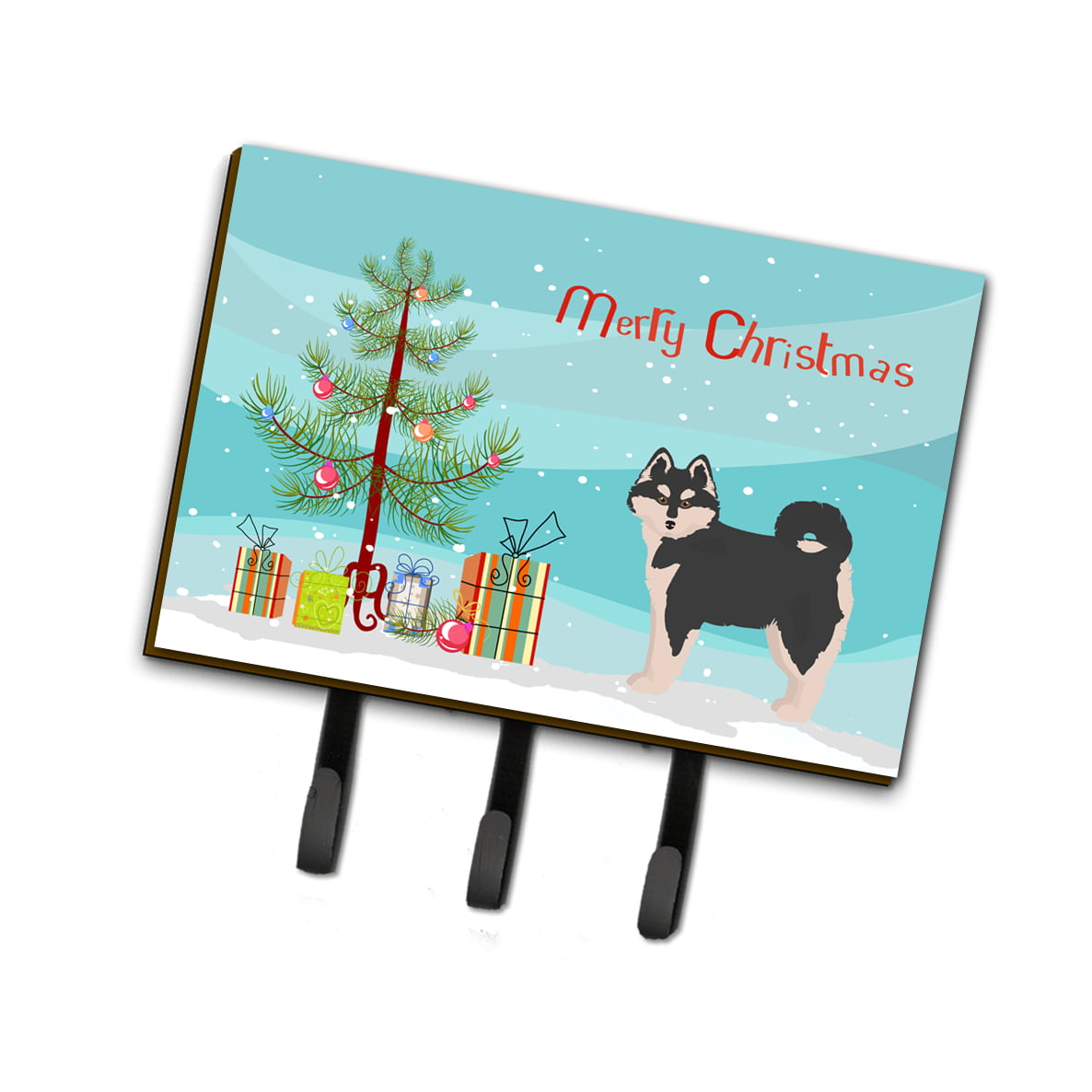 CK3861TH68 Pomsky No.1 Christmas Tree Leash or Key Holder