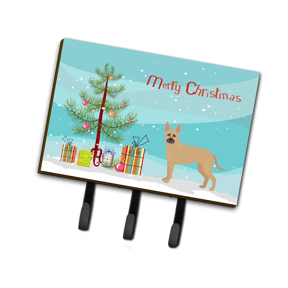 Shepherd Pit Mix No.2 Christmas Tree Leash or Key Holder