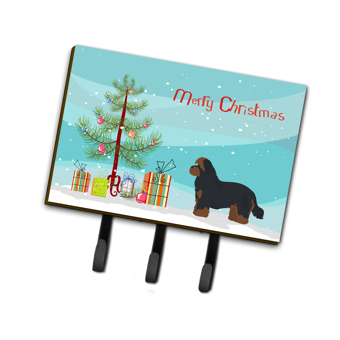 CK3875TH68 Shorkie No.1 Christmas Tree Leash or Key Holder