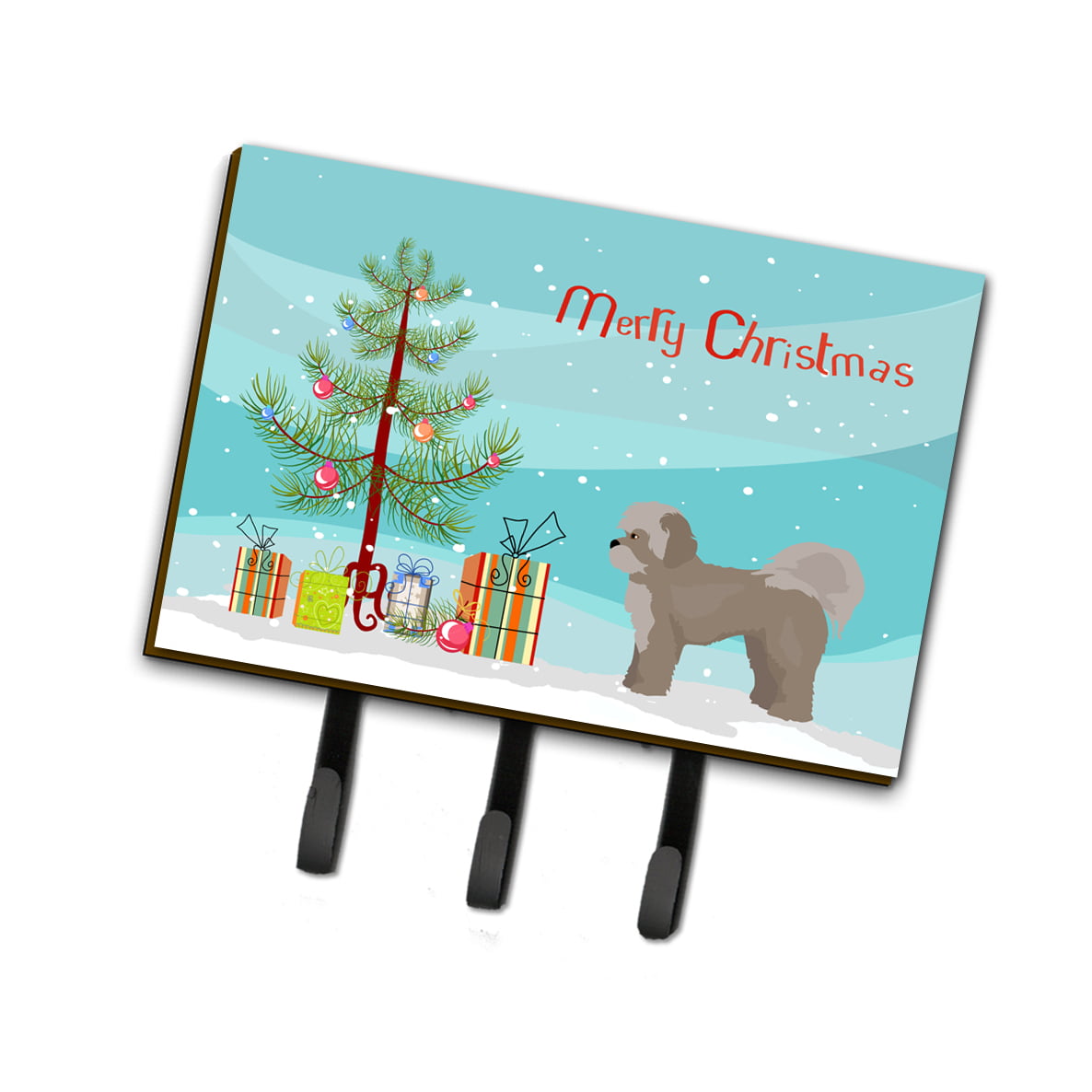 CK3884TH68 Zuchon No.1 Christmas Tree Leash or Key Holder