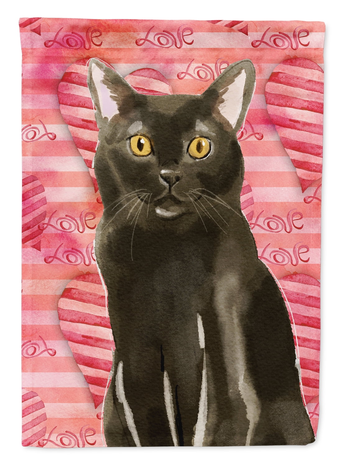 Bombay Cat Love Garden Size Flag