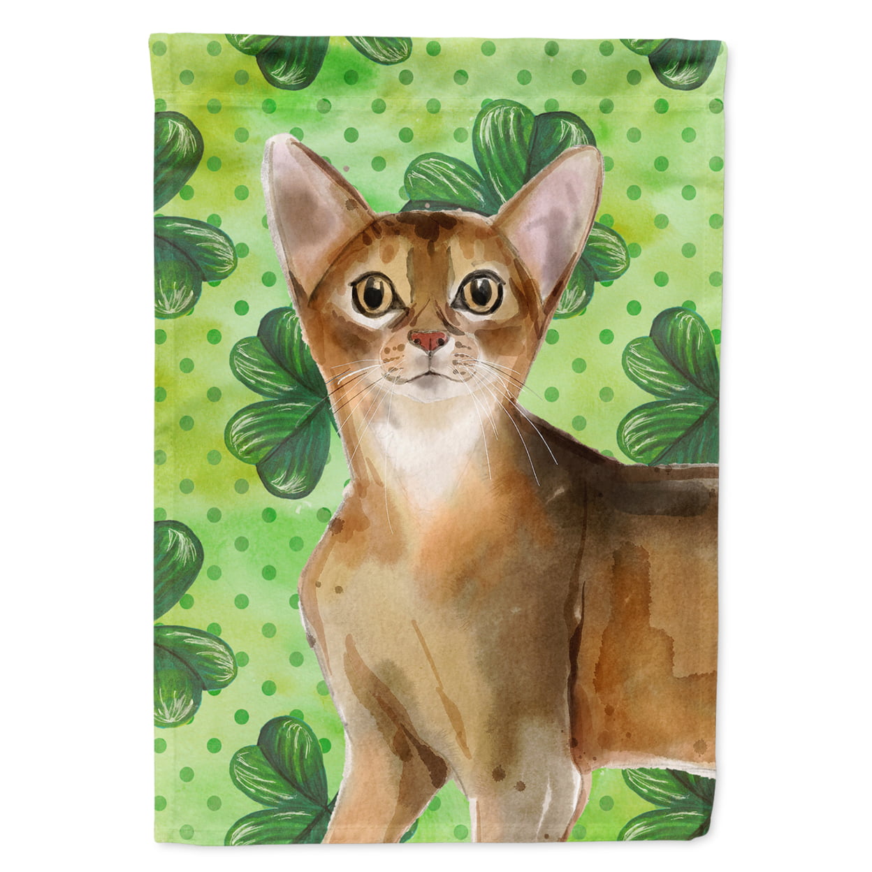 Abyssinian Shamrock Garden Size Flag