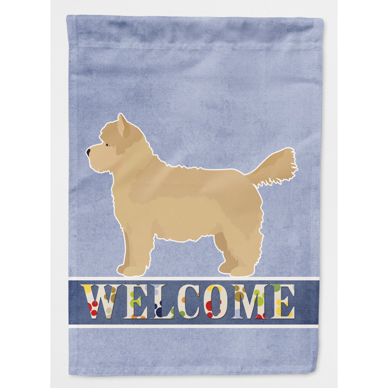 Westiepoo No.1 Welcome Flag Canvas House Size