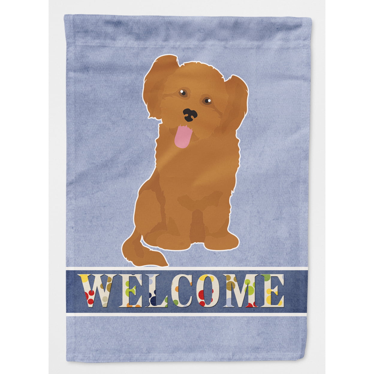Shih Poo No.3 Welcome Flag Canvas House Size