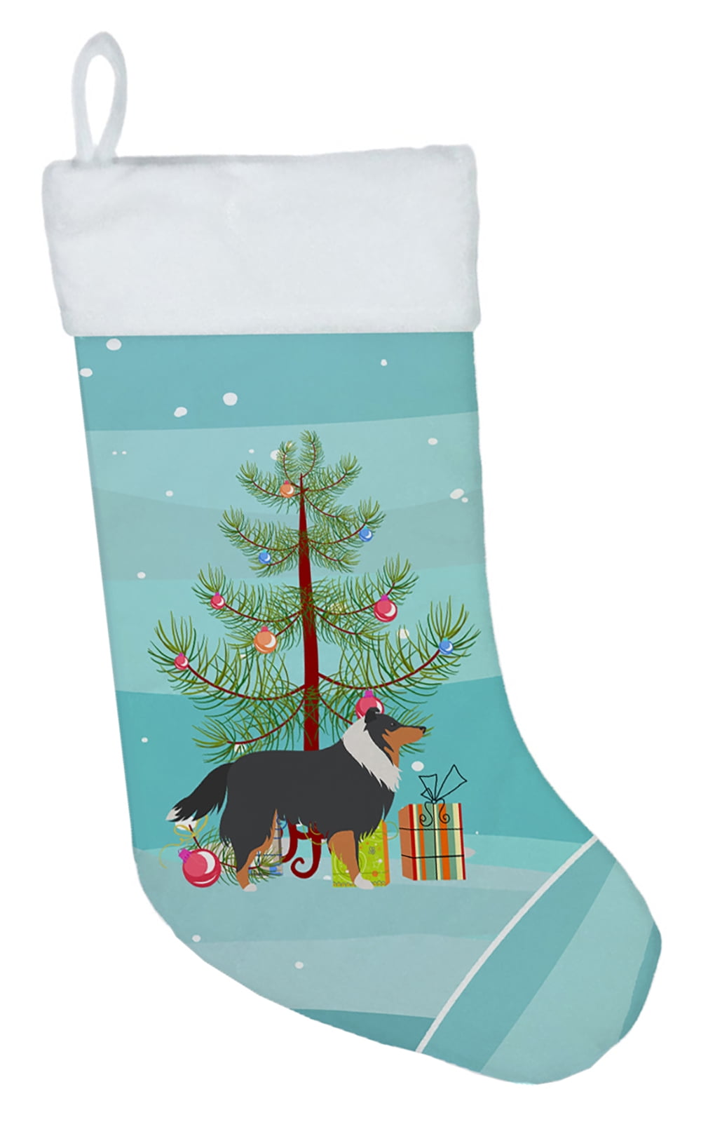 Sheltie & Shetland Sheepdog Merry Christmas Tree Christmas Stocking