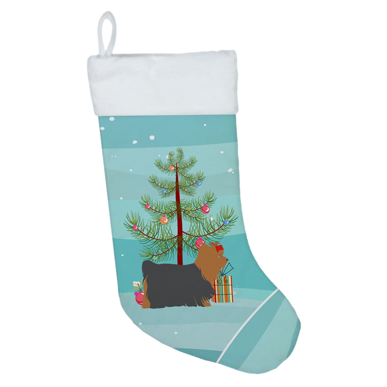 Yorkshire Terrier Yorkie Merry Christmas Tree Christmas Stocking