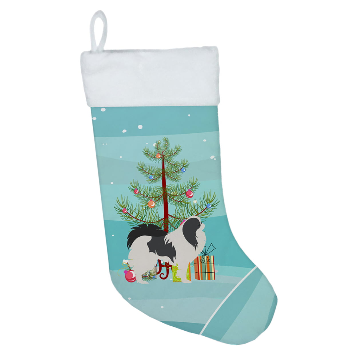 Japanese Chin Merry Christmas Tree Christmas Stocking