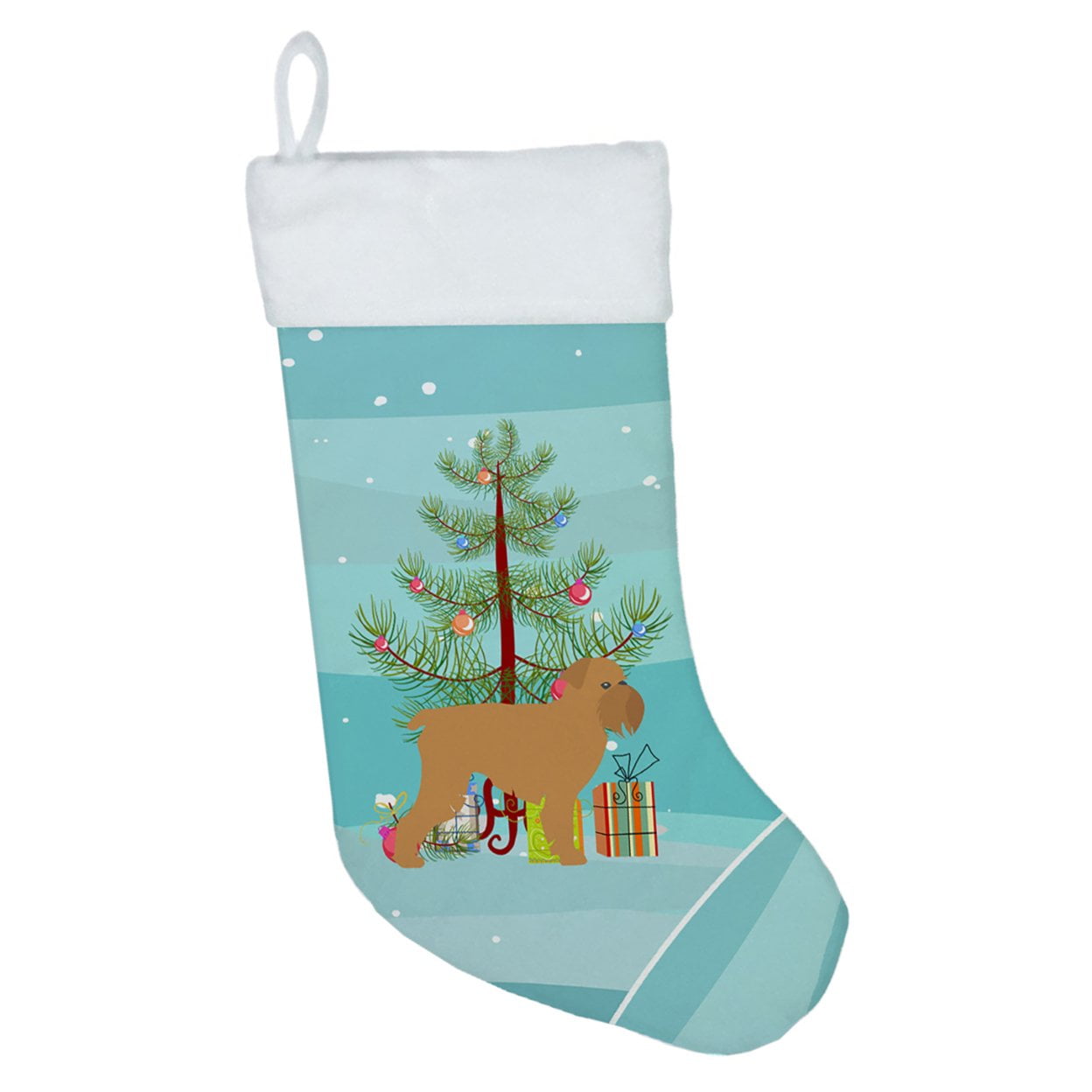 Brussels Griffon Merry Christmas Tree Christmas Stocking