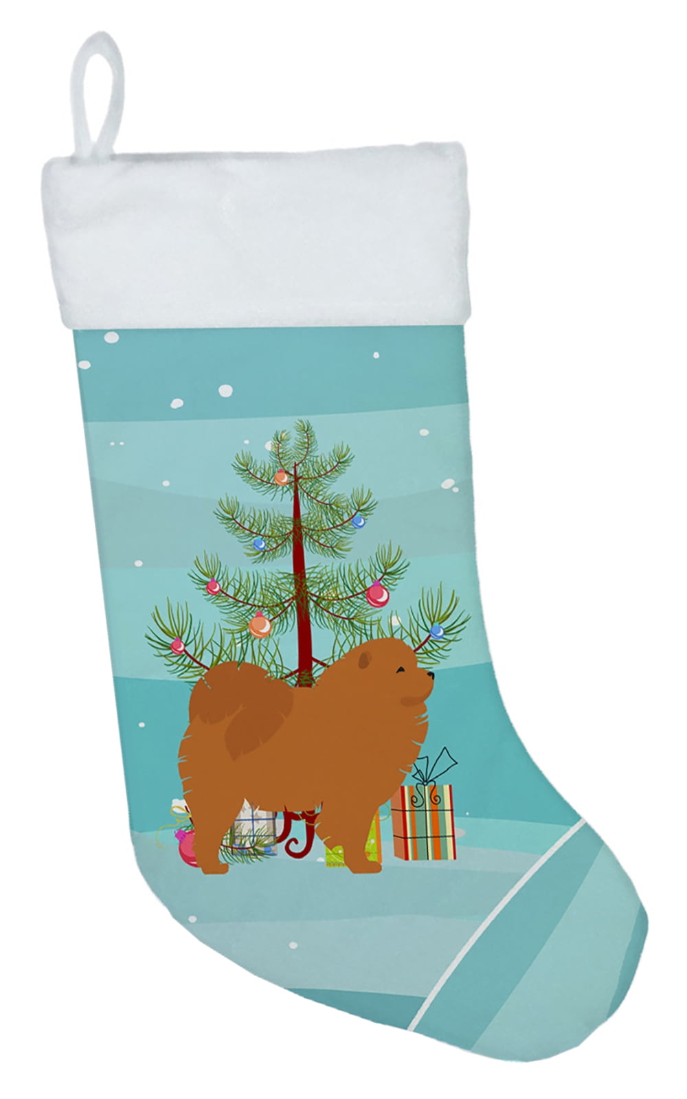 BB2969CS Chow Chow Merry Christmas Tree Christmas Stocking