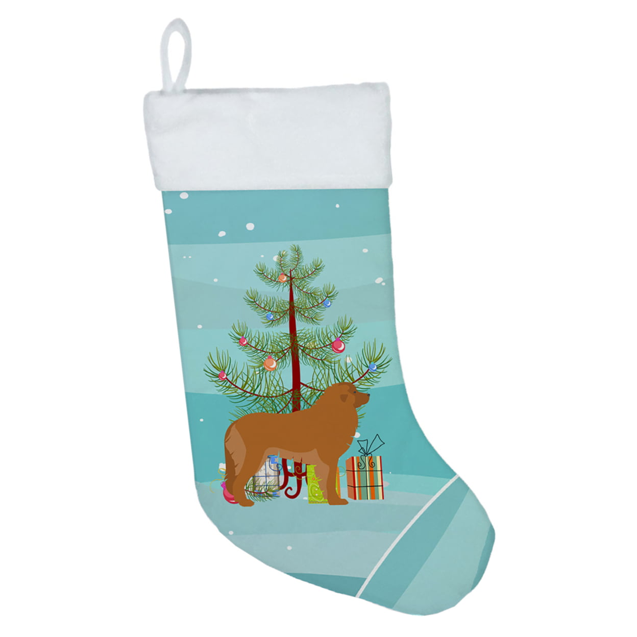 Leonberger Merry Christmas Tree Christmas Stocking