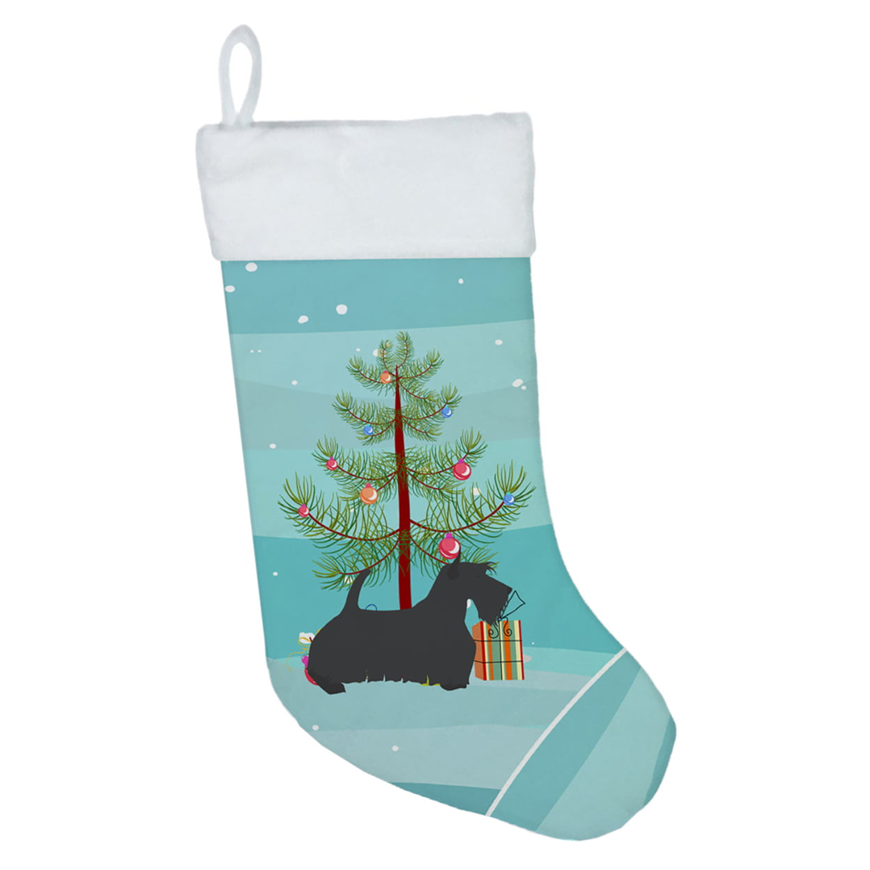 BB2987CS Scottish Terrier Merry Christmas Tree Christmas Stocking