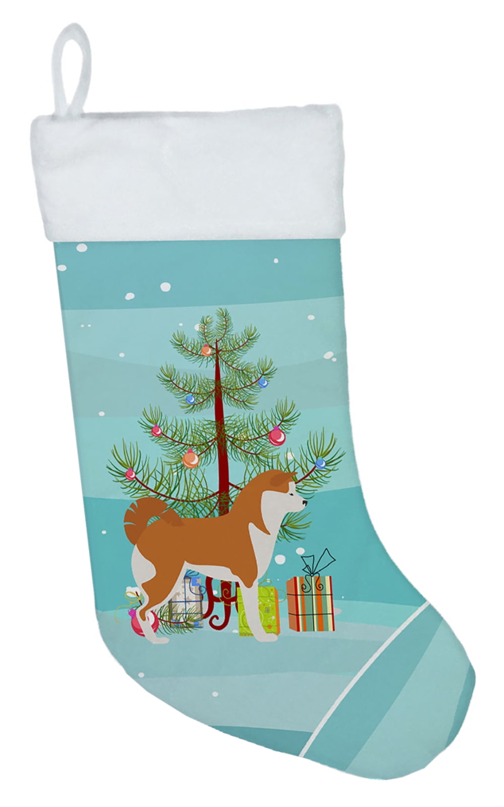 BB2990CS Akita Merry Christmas Tree Christmas Stocking