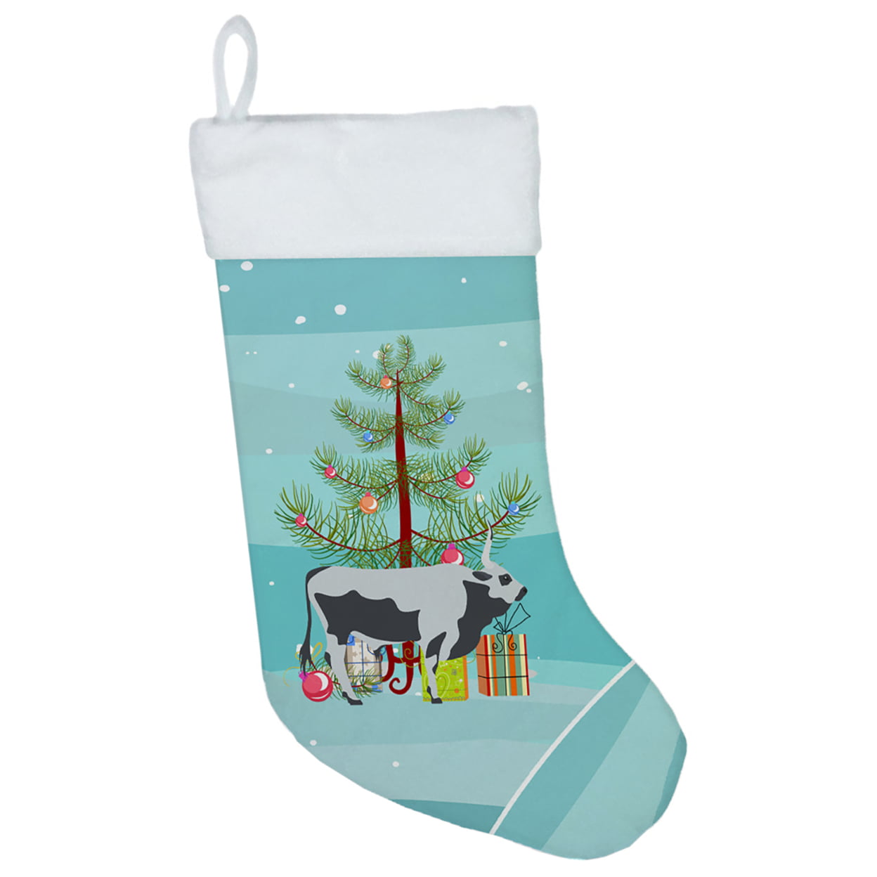 Hungarian Grey Steppe Cow Christmas Christmas Stocking